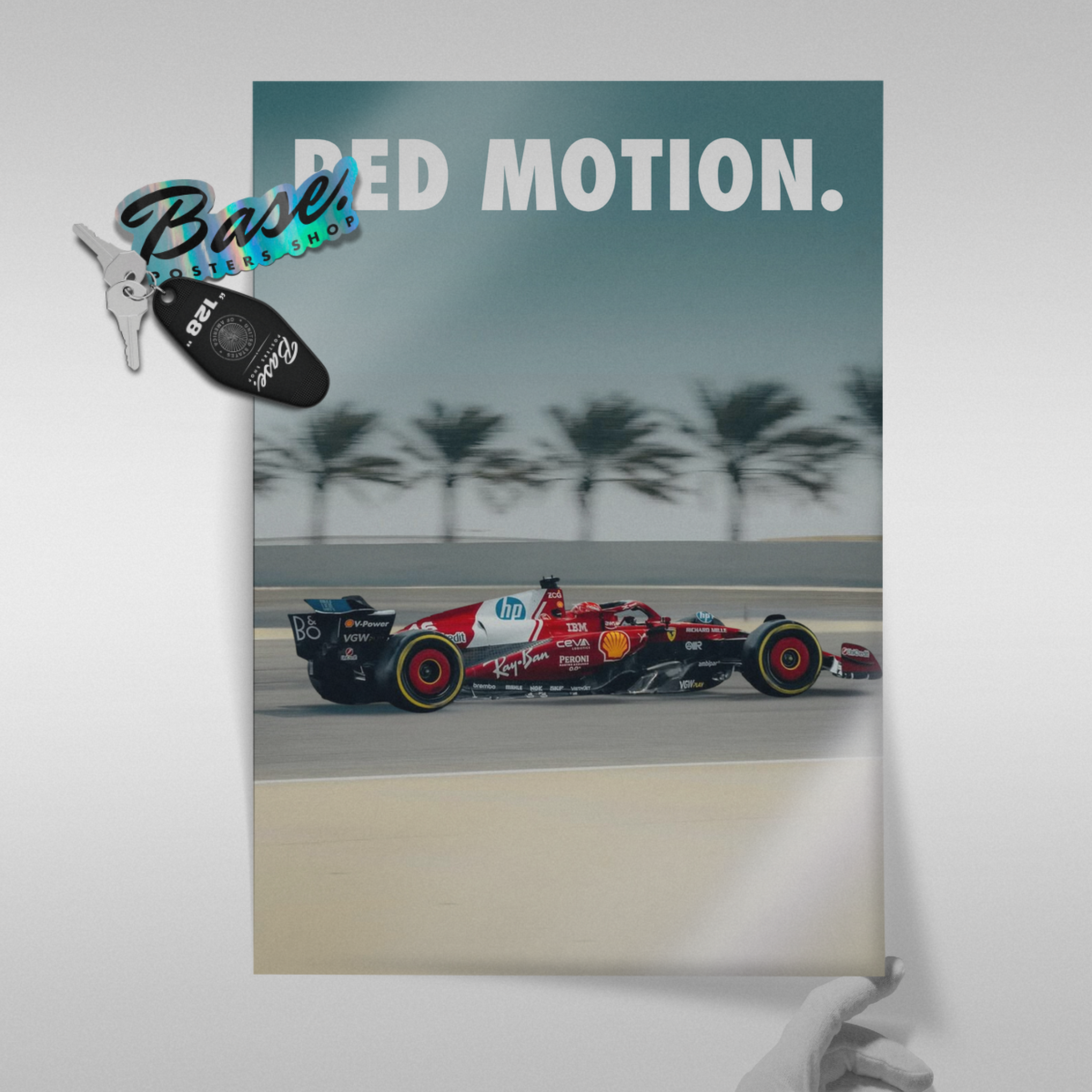 Charles Leclerc 'red Motion'