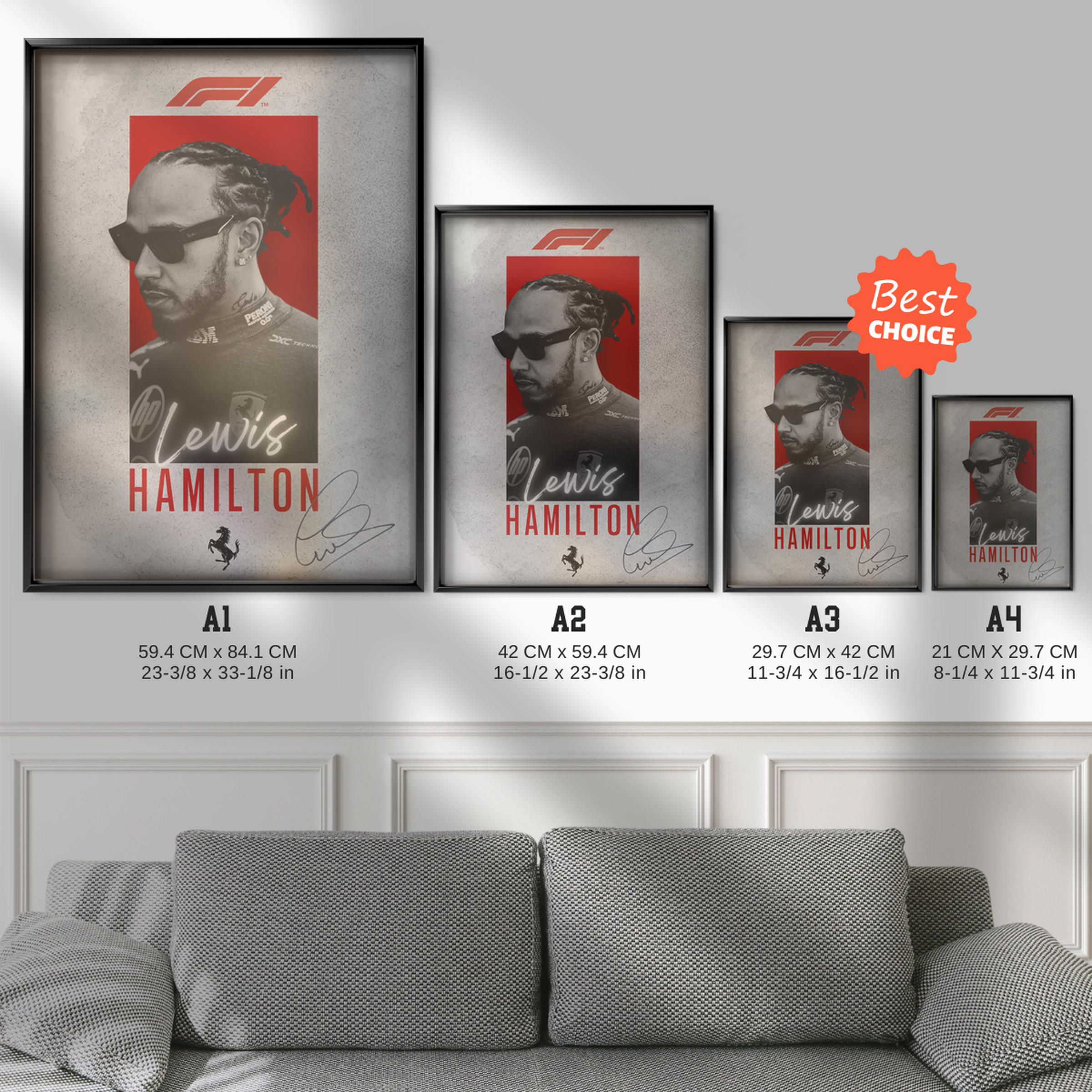 Lewis Hamilton X Ferrari Original 2025