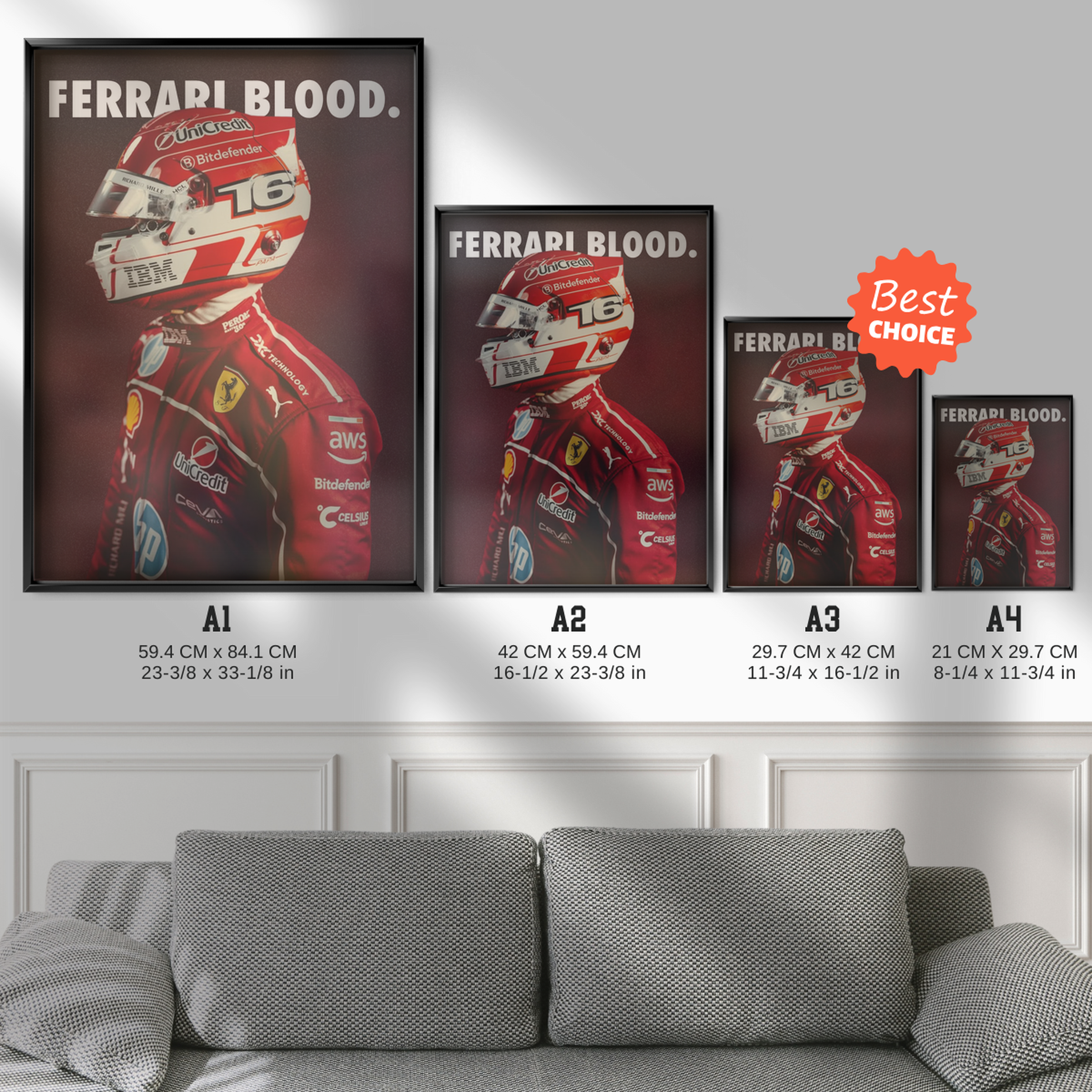 Charles Leclerc 'ferrari Blood'