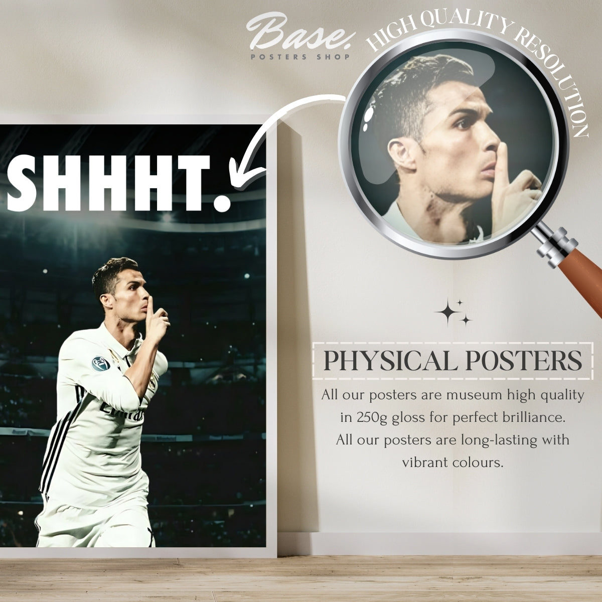 Cristiano Ronaldo 'Shhh.'