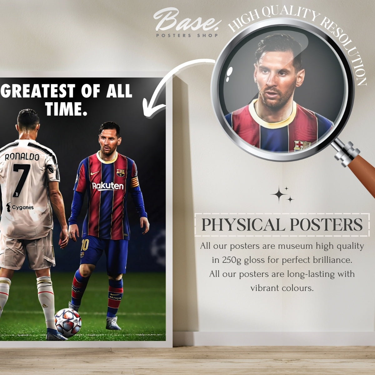 Messi x Ronaldo 'GOATS'