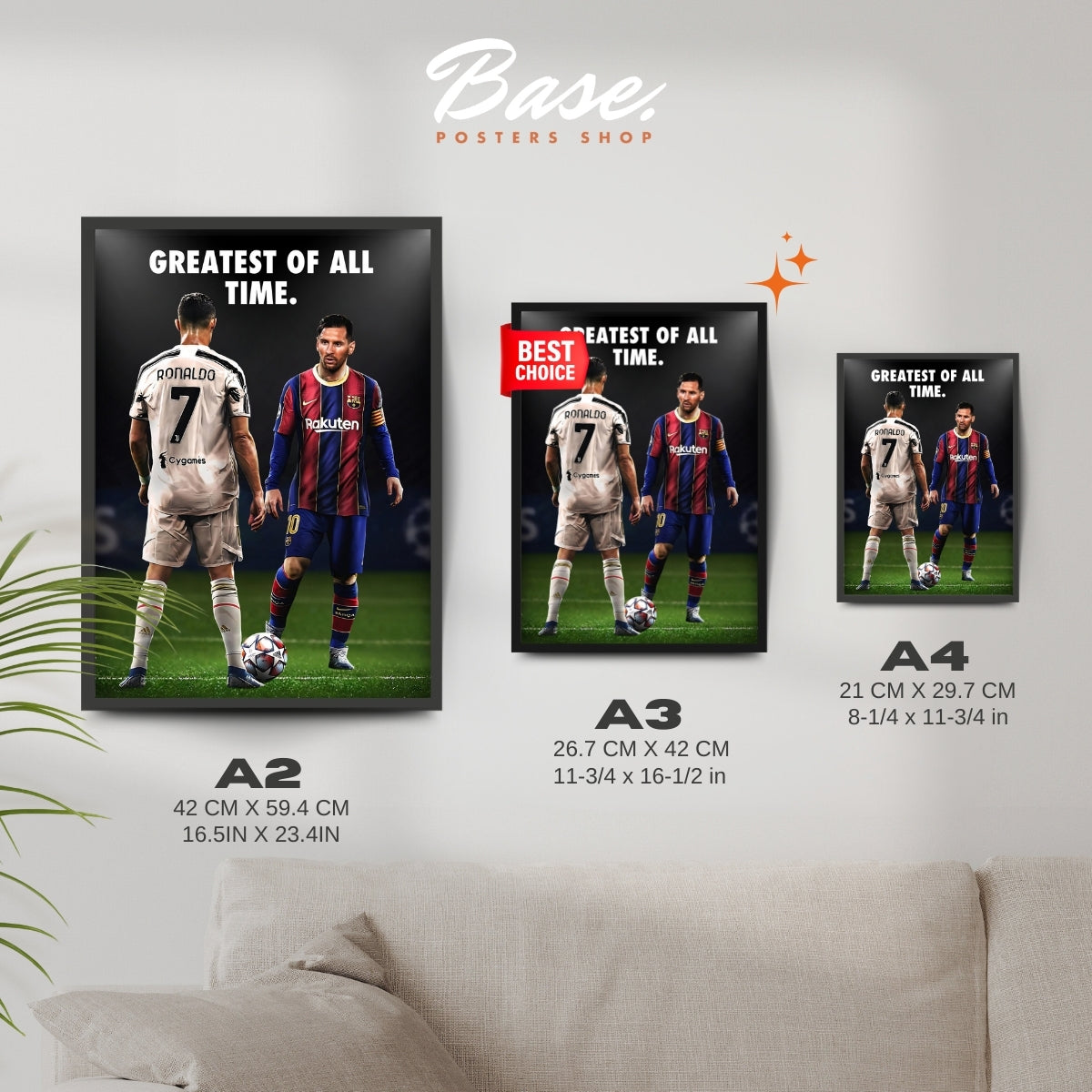 Messi x Ronaldo 'GOATS'