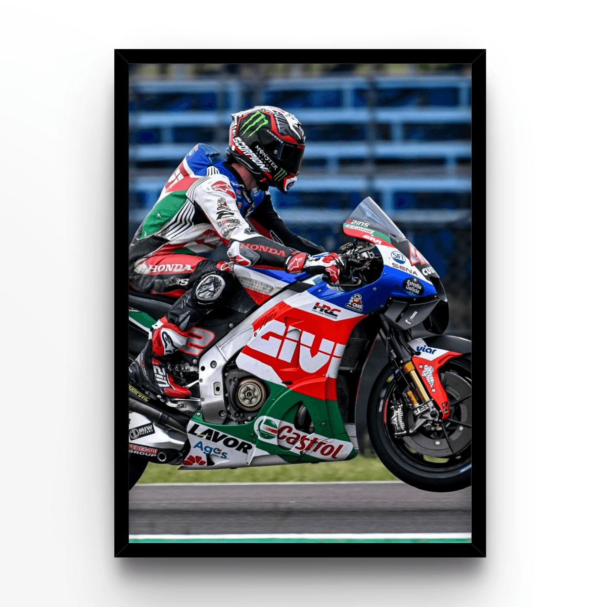 Alex Rins 2 - A4, A3, A2 Posters Base - Poster Print Shop / Art Prints / PostersBase