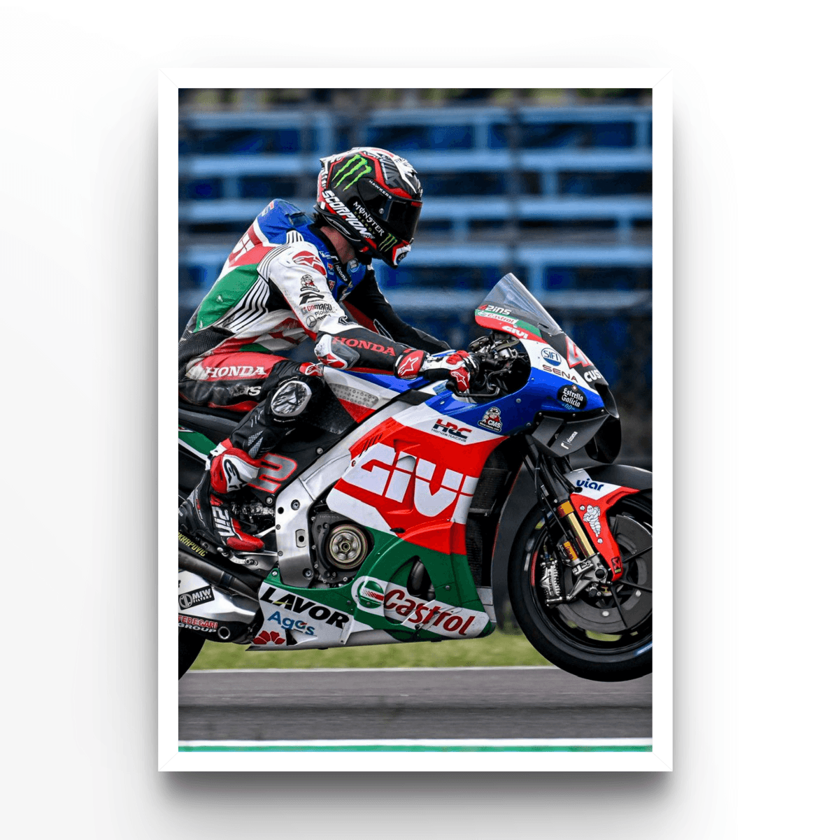 Alex Rins 2 - A4, A3, A2 Posters Base - Poster Print Shop / Art Prints / PostersBase