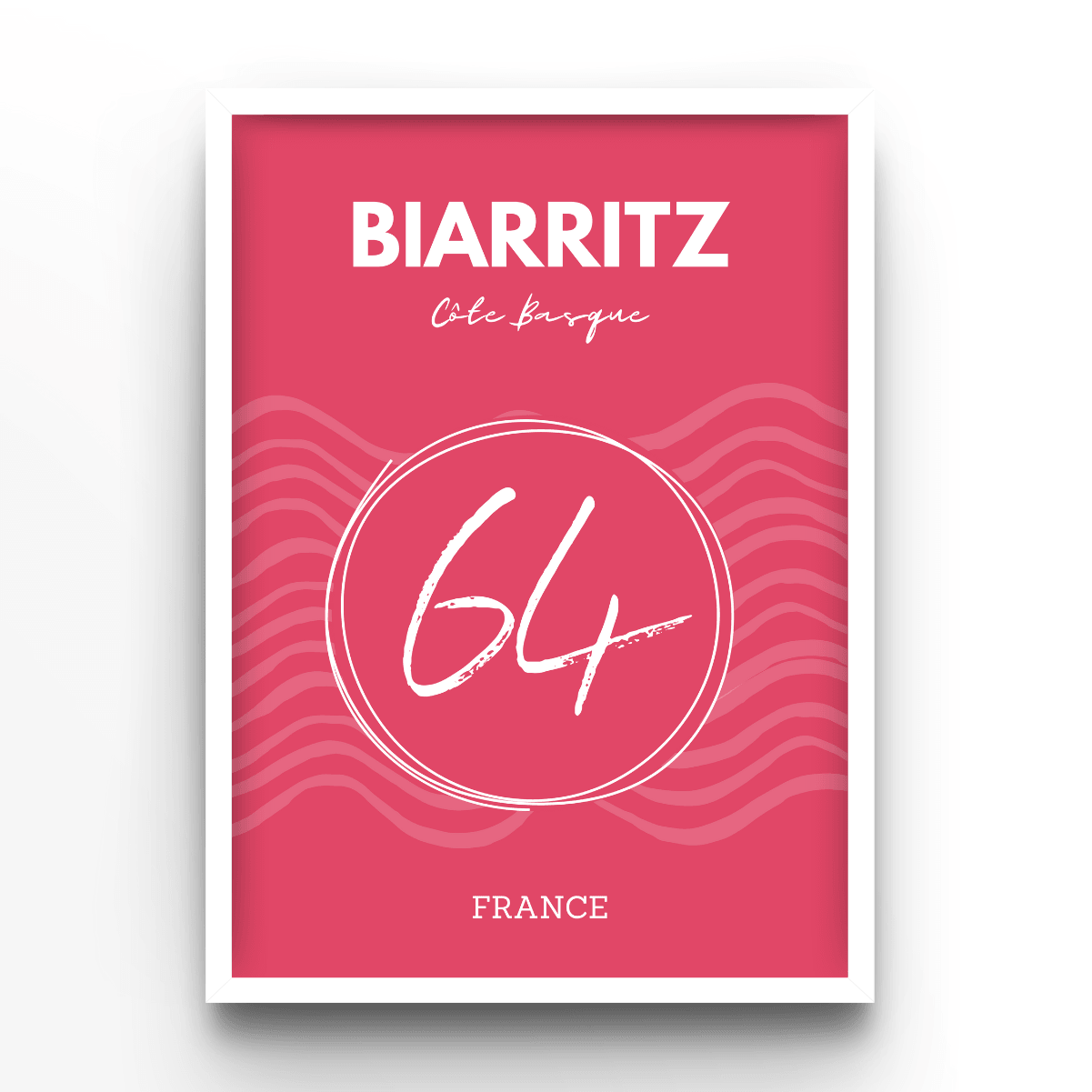 Biarritz - A4, A3, A2 Posters Base - Poster Print Shop / Art Prints / PostersBase
