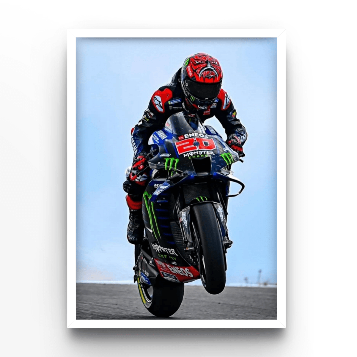 Fabio Quartararo 3 - A4, A3, A2 Posters Base - Poster Print Shop / Art Prints / PostersBase