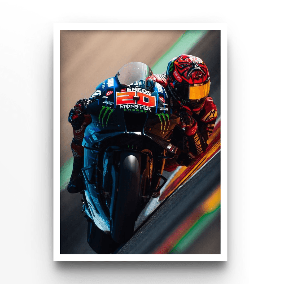 Fabio Quartararo 6 - A4, A3, A2 Posters Base - Poster Print Shop / Art Prints / PostersBase