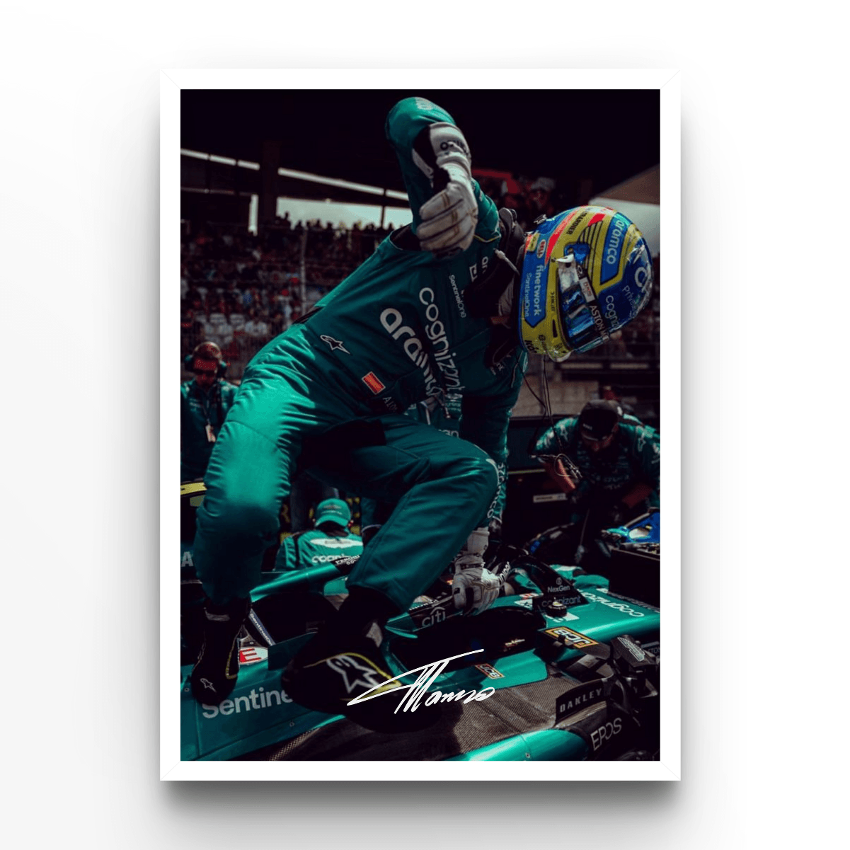 Fernando Alonso 1 - A4, A3, A2 Posters Base - Poster Print Shop / Art Prints / PostersBase