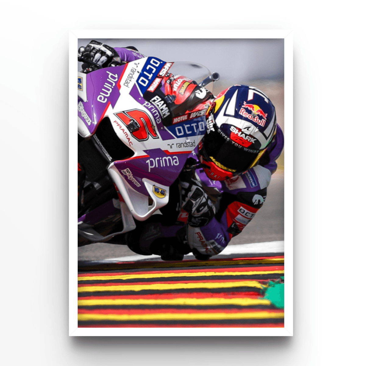 Johann Zarco 3 - A4, A3, A2 Posters Base - Poster Print Shop / Art Prints / PostersBase
