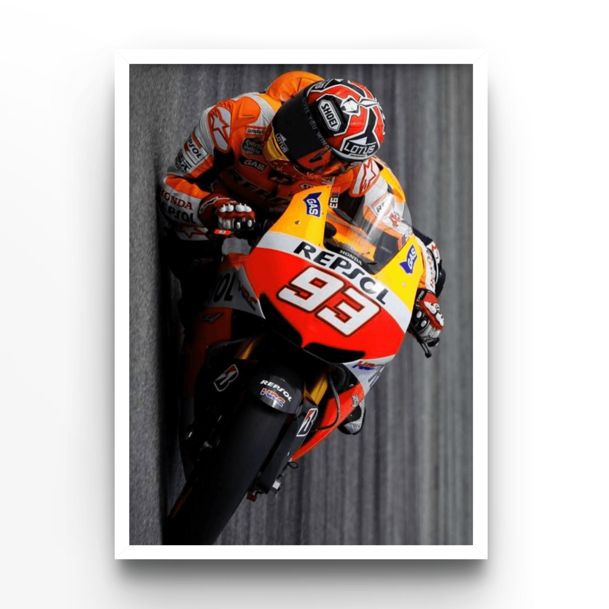 Marc Marquez 6 - A4, A3, A2 Posters Base - Poster Print Shop / Art Prints / PostersBase