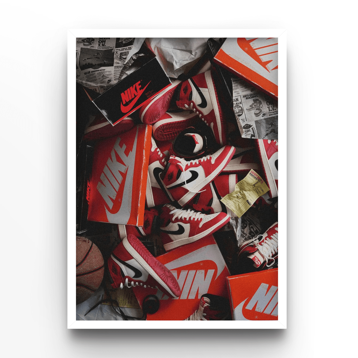 "Nike Shoes" - A4, A3, A2 Posters Base - Poster Print Shop / Art Prints / PostersBase