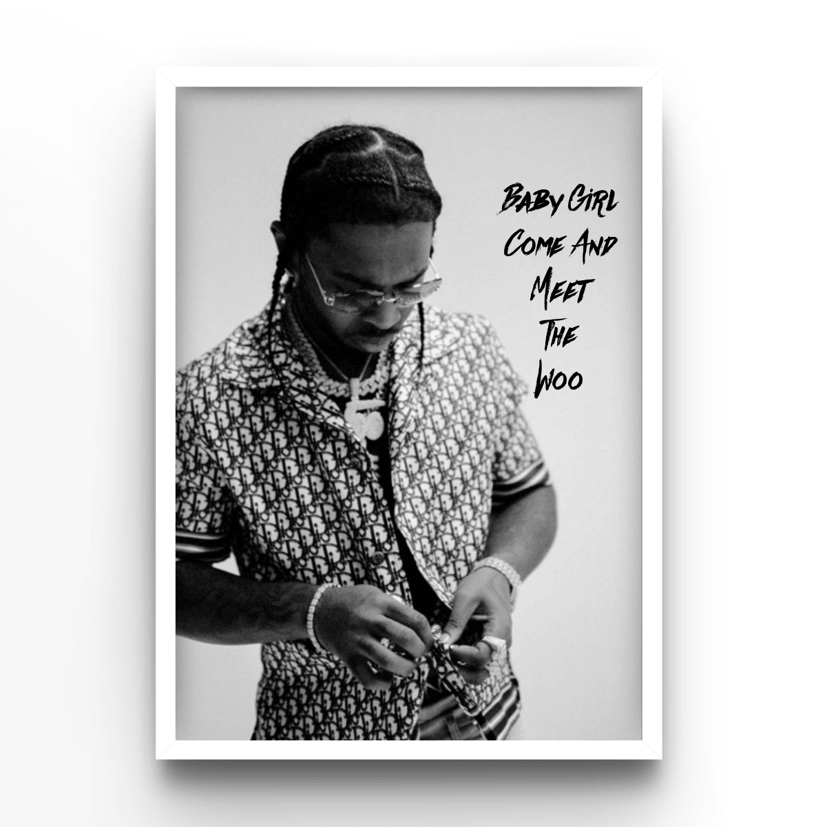 Pop Smoke Baby Girl - A4, A3, A2 Posters Base - Poster Print Shop / Art Prints / PostersBase