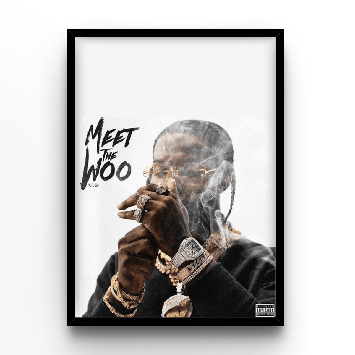 Pop Smoke Meet The Woo - A4, A3, A2 Posters Base - Poster Print Shop / Art Prints / PostersBase