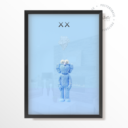 KAWS BLUE LOGO