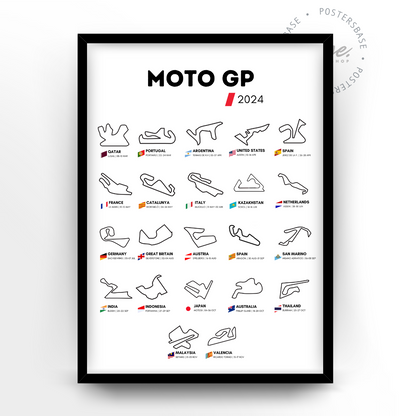 Circuit Wall Moto GP 2024 White