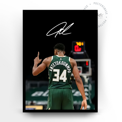 Giannis Antetokounmpo Sign