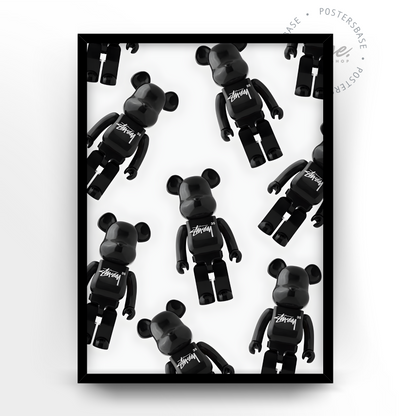 Bearbrick x Stussy