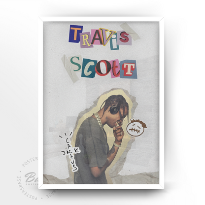 Travis Scott Collage Mood