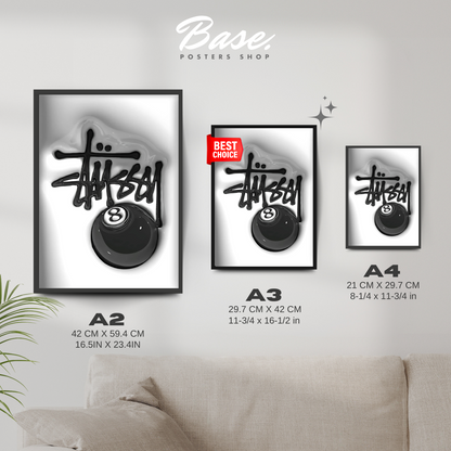 STÜSSY 8 BALL SLICK