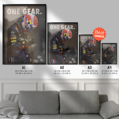 Max Verstappen 'one Gear'