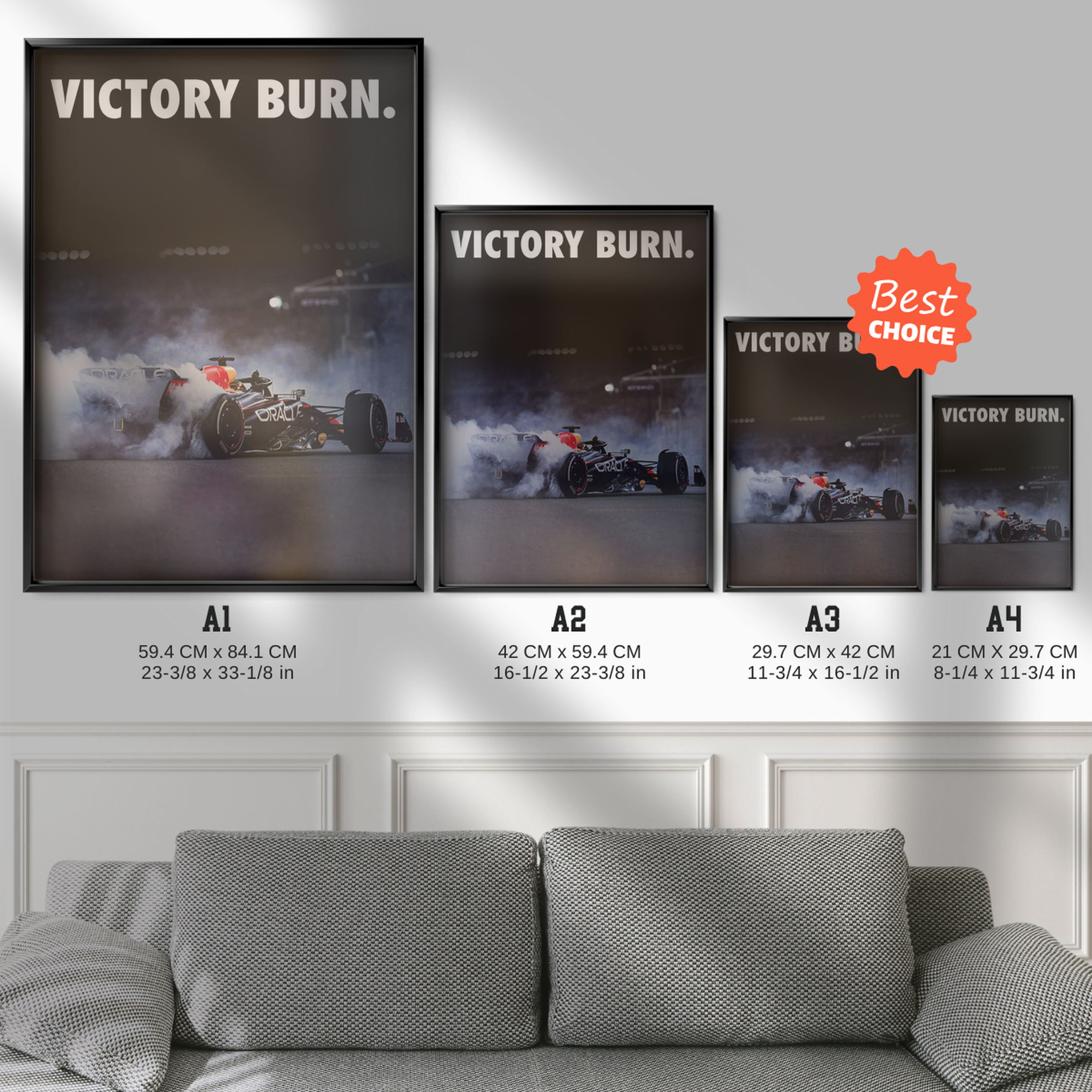 Max Verstappen 'victory Burn'