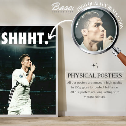 Cristiano Ronaldo 'Shhh.'