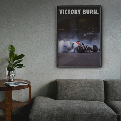 Max Verstappen 'victory Burn'