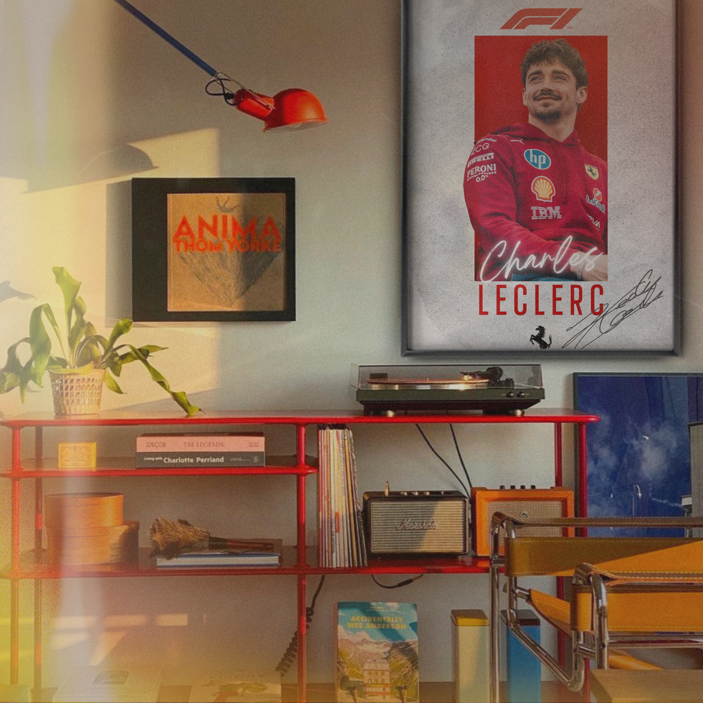 Charles Leclerc X Ferrari Original