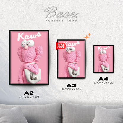 Kaws Pink