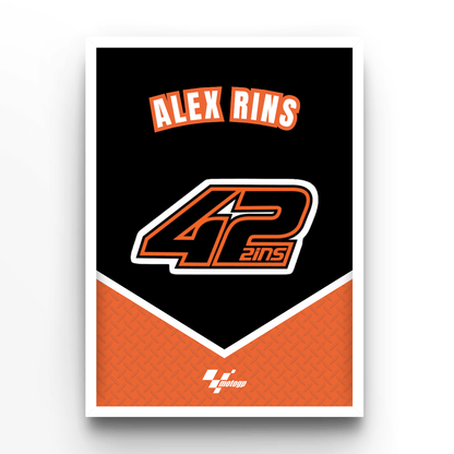 Alex Rins - A4, A3, A2 Posters Base - Poster Print Shop / Art Prints / PostersBase