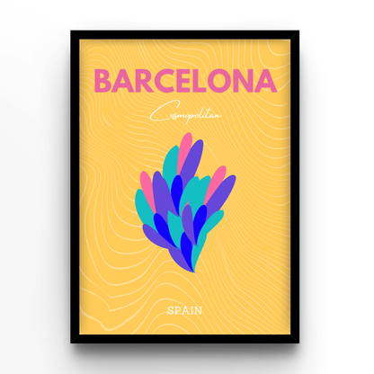 Barcelona - A4, A3, A2 Posters Base - Poster Print Shop / Art Prints / PostersBase