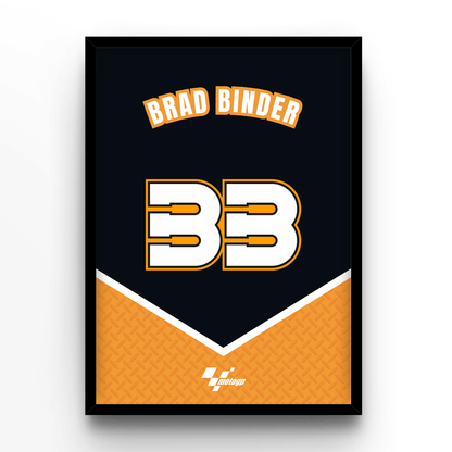 Brad Binder - A4, A3, A2 Posters Base - Poster Print Shop / Art Prints / PostersBase