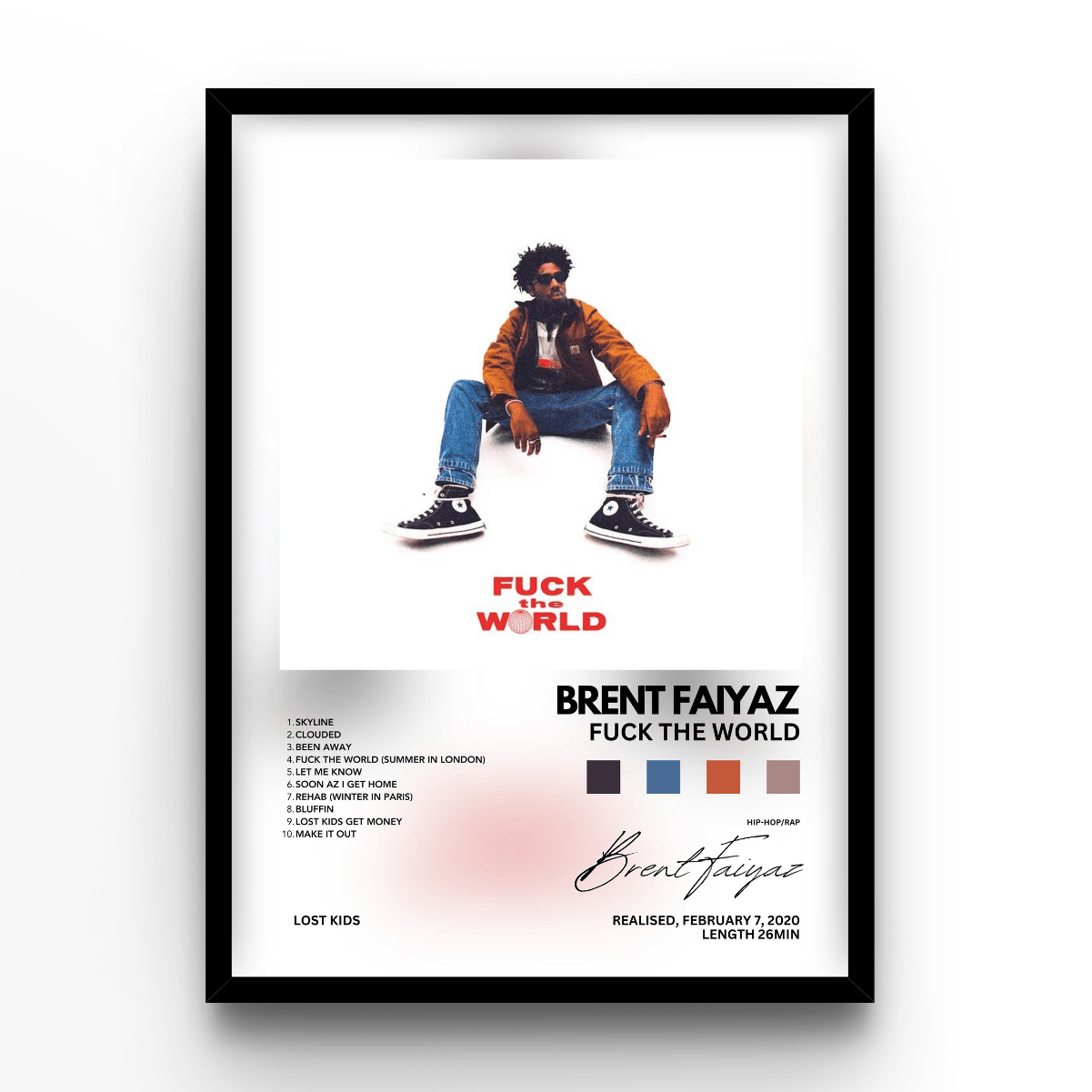 Brent Faiyaz - A4, A3, A2 Posters Base - Poster Print Shop / Art Prints / PostersBase
