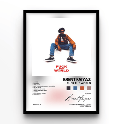 Brent Faiyaz - A4, A3, A2 Posters Base - Poster Print Shop / Art Prints / PostersBase