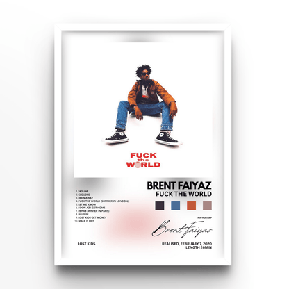 Brent Faiyaz - A4, A3, A2 Posters Base - Poster Print Shop / Art Prints / PostersBase