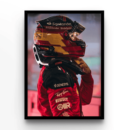 Carlos Sainz 2 - A4, A3, A2 Posters Base - Poster Print Shop / Art Prints / PostersBase
