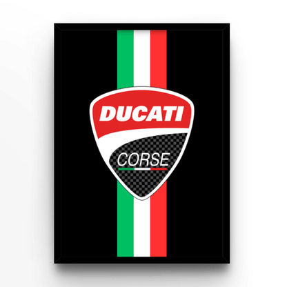 Ducati Corse - A4, A3, A2 Posters Base - Poster Print Shop / Art Prints / PostersBase