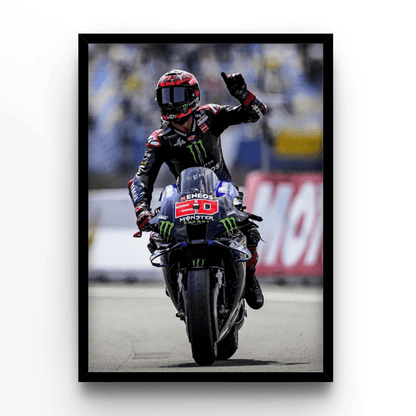 Fabio Quartararo 4 - A4, A3, A2 Posters Base - Poster Print Shop / Art Prints / PostersBase
