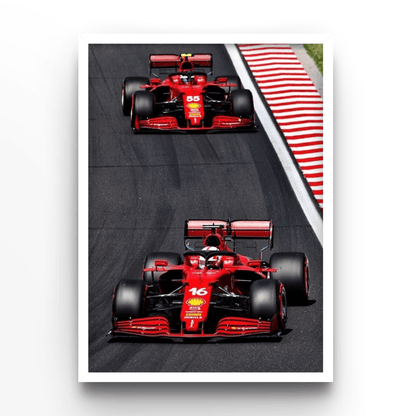 Ferrari Drivers - A4, A3, A2 Posters Base - Poster Print Shop / Art Prints / PostersBase