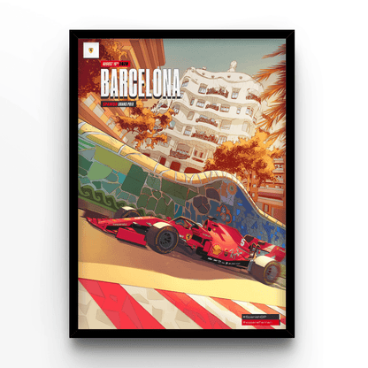 GP Barcelona 2020 - A4, A3, A2 Posters Base - Poster Print Shop / Art Prints / PostersBase