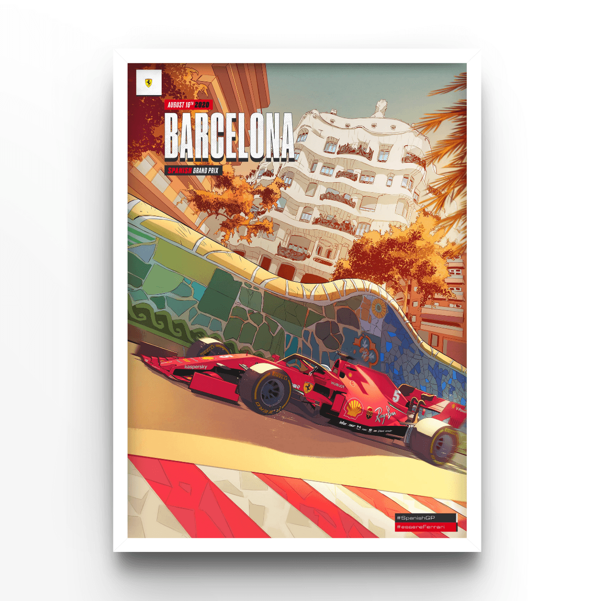 GP Barcelona 2020 - A4, A3, A2 Posters Base - Poster Print Shop / Art Prints / PostersBase