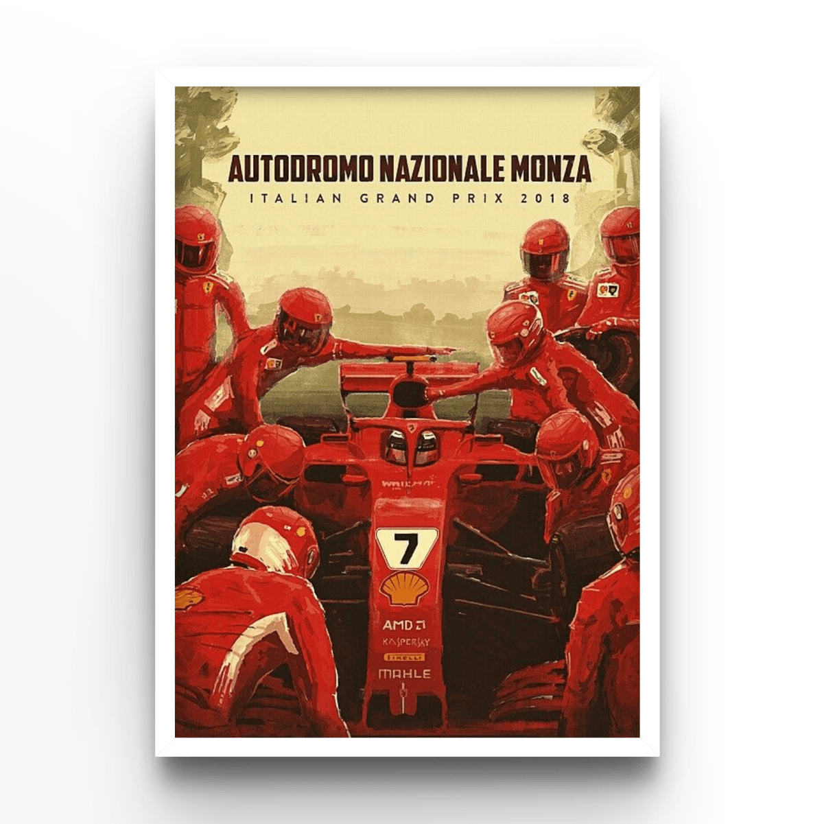 GP Italia 2018 - A4, A3, A2 Posters Base - Poster Print Shop / Art Prints / PostersBase