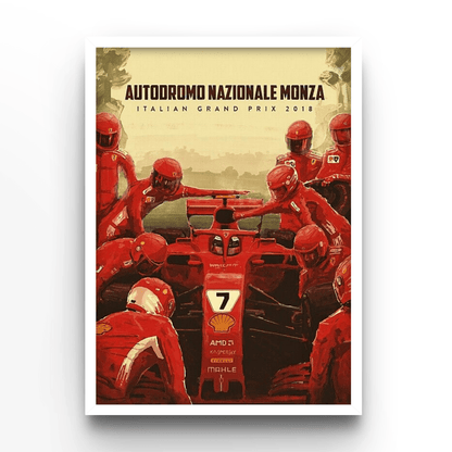 GP Italia 2018 - A4, A3, A2 Posters Base - Poster Print Shop / Art Prints / PostersBase
