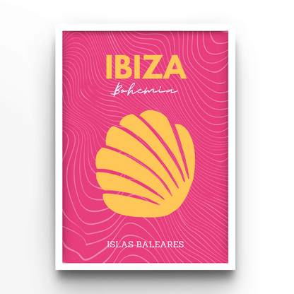 Ibiza Shell - A4, A3, A2 Posters Base - Poster Print Shop / Art Prints / PostersBase