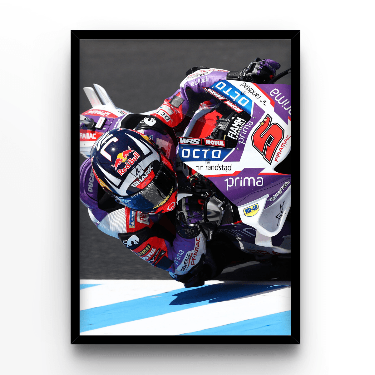 Johann Zarco 2 - A4, A3, A2 Posters Base - Poster Print Shop / Art Prints / PostersBase