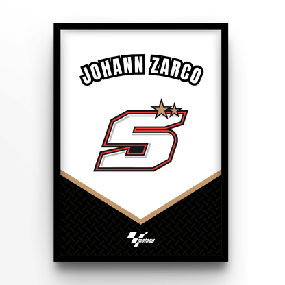 Johann Zarco - A4, A3, A2 Posters Base - Poster Print Shop / Art Prints / PostersBase
