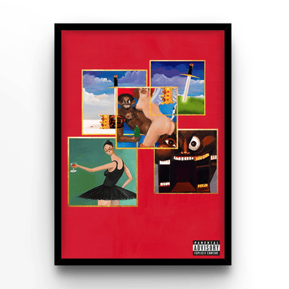 Kanye West Cover - A4, A3, A2 Posters Base - Poster Print Shop / Art Prints / PostersBase