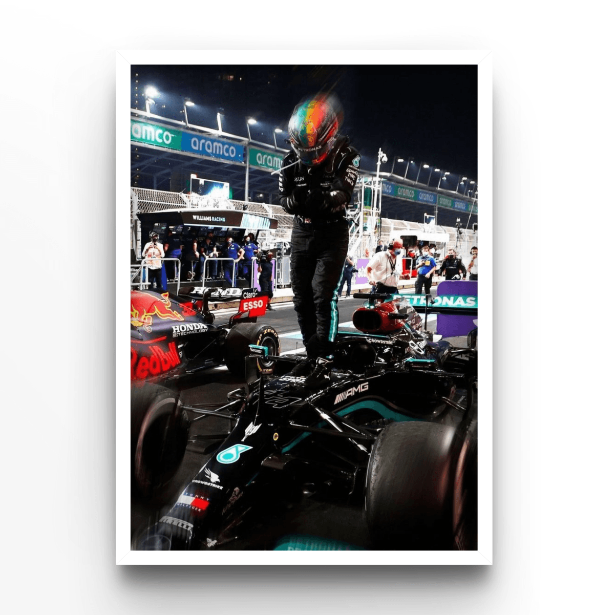 Lewis Hamilton 4 - A4, A3, A2 Posters Base - Poster Print Shop / Art Prints / PostersBase