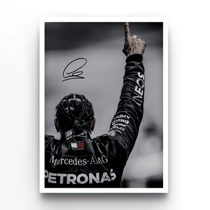 Lewis Hamilton 7 - A4, A3, A2 Posters Base - Poster Print Shop / Art Prints / PostersBase