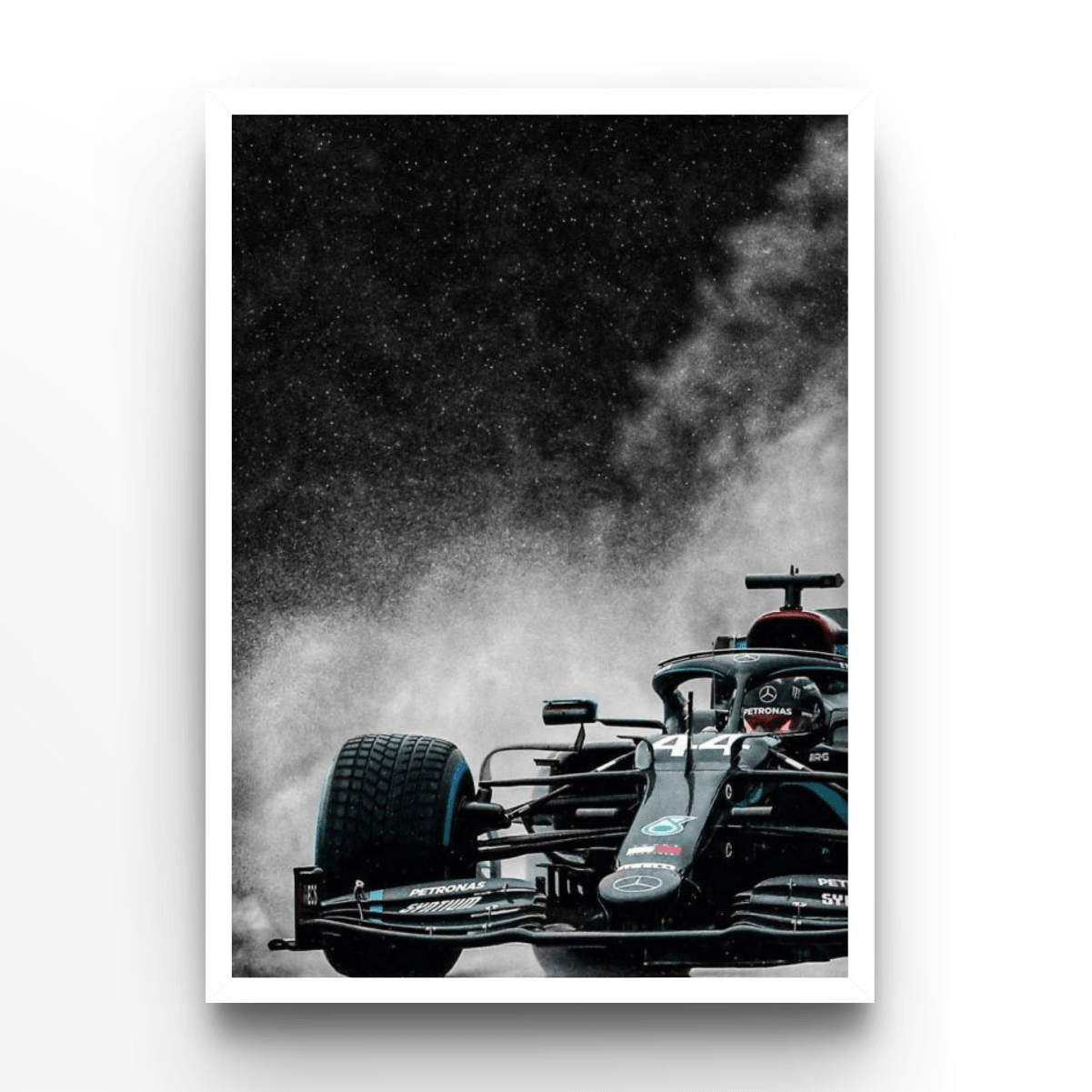 Lewis Hamilton 8 - A4, A3, A2 Posters Base - Poster Print Shop / Art Prints / PostersBase
